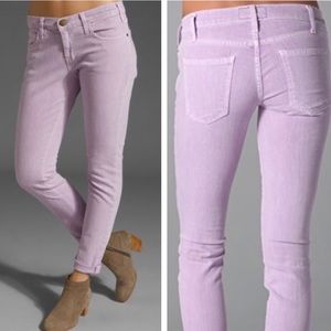 Current/Elliott The Roller Skinny Jeans in Dusty Iris Purple Size 25
